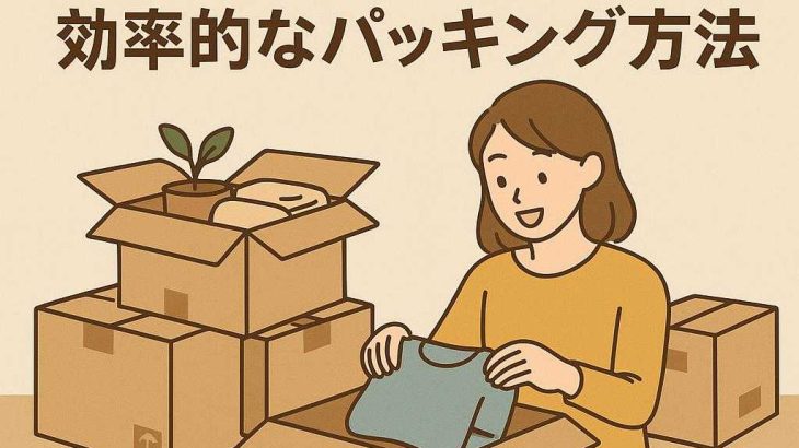 6月に大阪引越しを計画中の方必見！効率的なパッキング方法