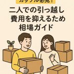 カップル必見！二人での引っ越し費用を抑えるための相場ガイド