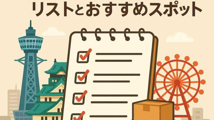 11月に大阪へ引越しする際のチェックリストとおすすめスポット